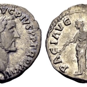 Antoninus Pius 138-161, AR Denarius. Rome 159/60