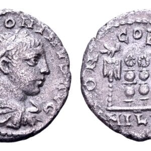 Elagabalus 218-222. AR Denarius. Antiochië
