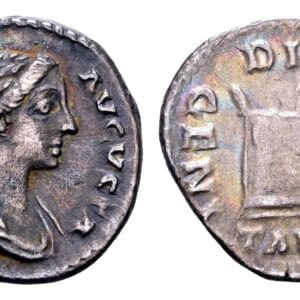 Crispina, vrouw van Commodus 180-192. AR Denarius. Rome 180-182