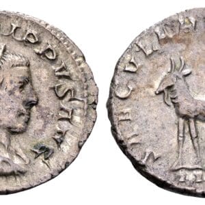 Philippus II 247-249. AR Antoninianus. Rome
