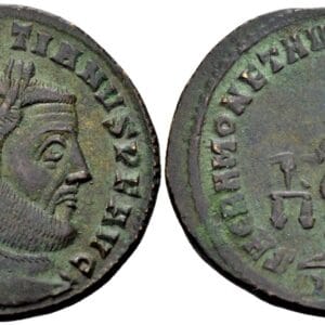 Diocletianus 284-305, AE Follis. Ticinum circa 300-303