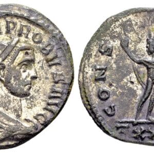 Probus 276-282. AE verzilverde Antoninianus. Ticinum