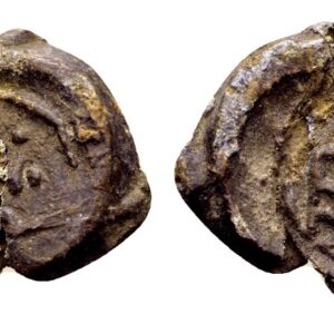 Zegel. Onzeker monogram. Lood. Byzantijns, circa 10e eeuw