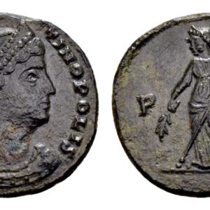 "Constantinopolis" AE Follis. Rome, geslagen onder Constantius II, circa 348