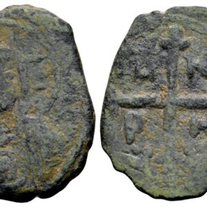 Kruisvaarders. Prinsdom Antiochië. Tancred, regent 1101-03 en 1104-12, AE Follis, vierde type