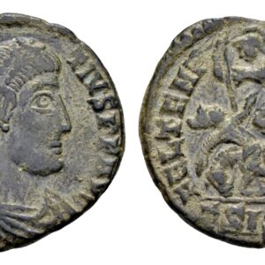 Constantius II 337-361 AE Follis. Siscia 351-355