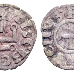 Kruisvaarders, Hertogdom Athene. Guy II de La Roche 1287-1308. Denier, Thebe