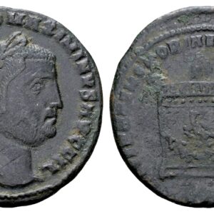 Divus Galerius, gestorven 311. AE Follis. Cyzicus 311