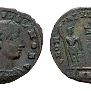 Delmatius Caesar 335-337. AE Follis. Alexandrië 336-337