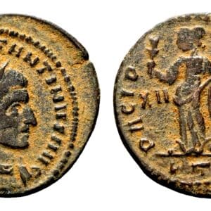 Constantijn de Grote 307-337. AE Halve Follis. Rome