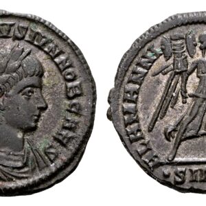 Alamannia Devicta - Constantijn II Caesar 317-337. AE Follis. Sirmium 324-325