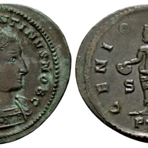 Constantijn I Caesar 306-307. AE Follis. Trier 307