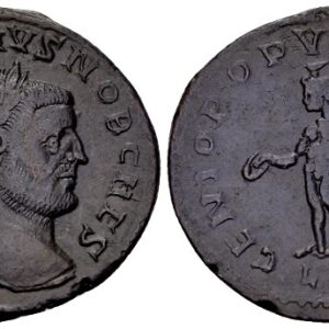 Constantius Caesar 293-305, AE Follis. Lugdunum c. 295