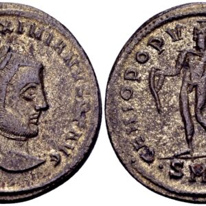 Galerius 305-311. AE verzilverde Follis. Serdica 305-306