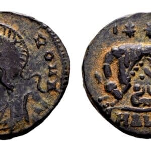 Urbs Roma. AE Follis. Alexandrië voor april 340