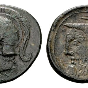 Akarnania. Federale muntslag. AE. Leukas circa late 2e eeuw v.Chr.