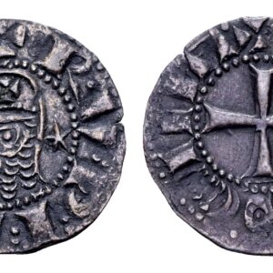 Kruisvaarders. Prinsdom Antiochië. Raymond Ruben 1216-1219. AR Denier Class L