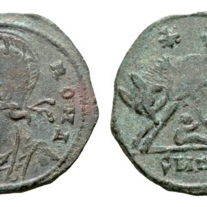 Urbs Roma. AE Follis (16 mm, 2.09 gram) Alexandrië 333-335