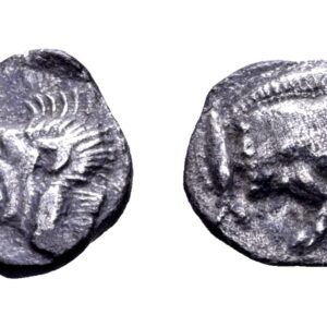 Mysia, Kyzikos. AR Tetartemorion. Circa 510-475 v.Chr.