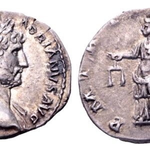 Hadrian 117-138. AR Denarius. Rome