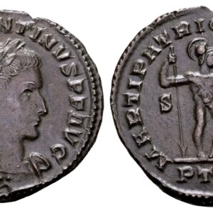 Constantijn de Grote 307-337. AE Follis. Trier 307-308