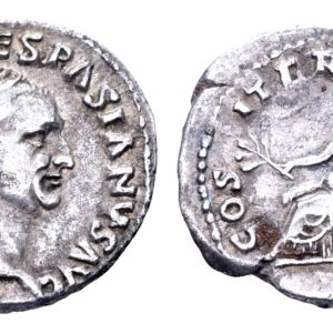 Vespasianus 69-79. AR Denarius. Rome 70
