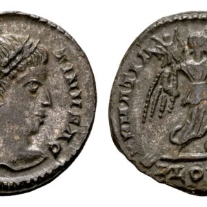 Constantijn de Grote 307-337. AE verzilverde Follis. London ca. 324