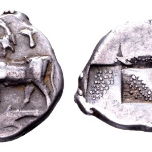 Thracië, Byzantion. AR Halve Siglos of Hemidrachme. 4e eeuw v.Chr.