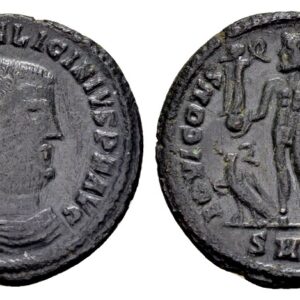 Licinius I 308-324. AE Follis. Heraclea 321-324
