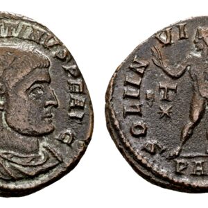 Constantijn de Grote 307-337. AE Follis. Arelate begin 316