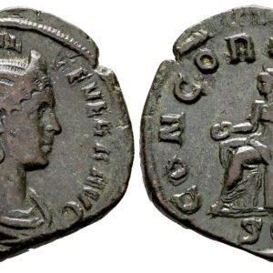 Otacilia Severa, vrouw van Philippus I 244-249. AE Sestertius. Rome