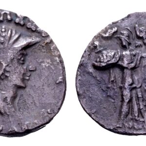 Indo-Grieks. India. Menander 155-130 v.Chr. AR Indiase Drachme. Panjhir