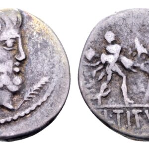 Republiek. L. Titurius Sabinus. AR Denarius (18 mm, 3.84 gram) Rome 89 v.Chr.