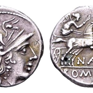 Republiek. Pinarius Natta. AR Denarius. Rome 149 v.Chr.