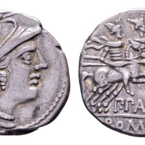 Republiek. P. Aelius Paetus. AR Denarius. Rome 138 v.Chr.